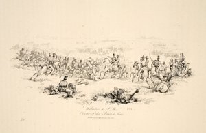 Waterloo 20h, Centre de la ligne britannique, pub J. Booth, 1816 - George Jones